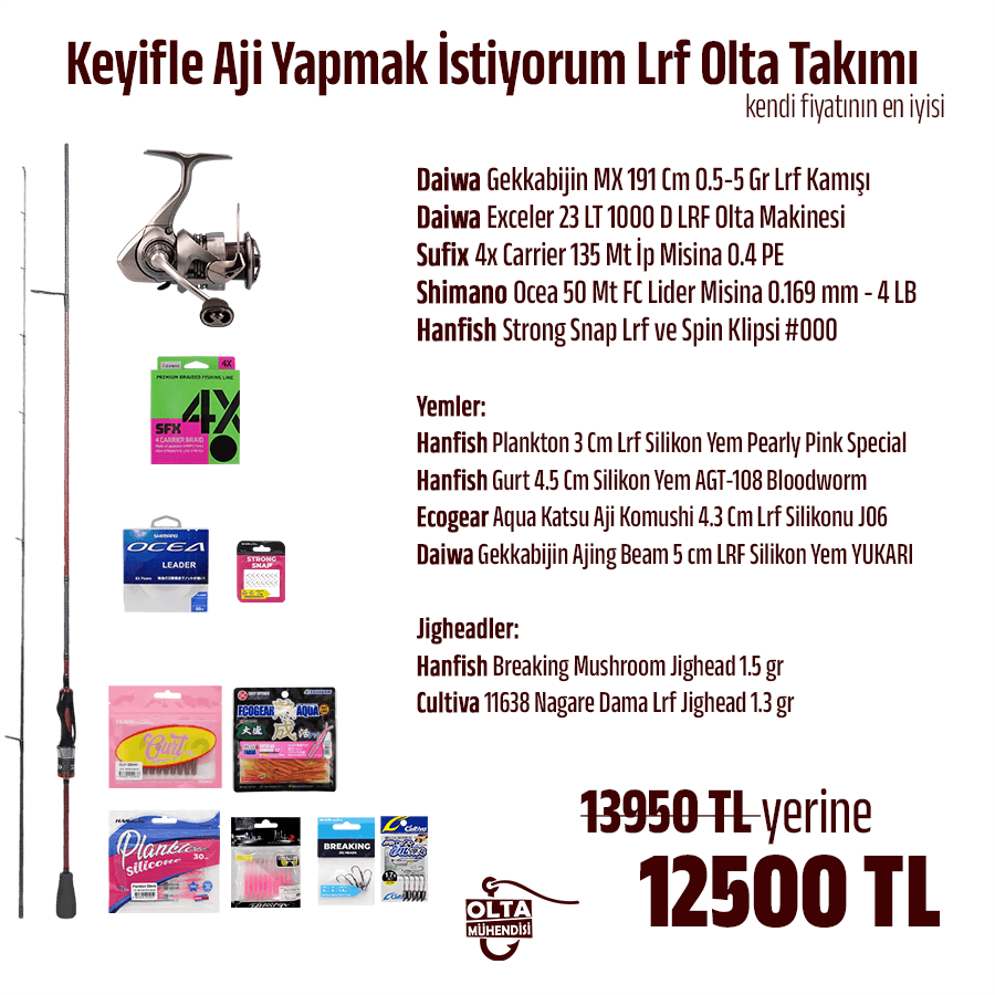 Keyifle Aji Yapmak İstiyorum Lrf Olta Takımı