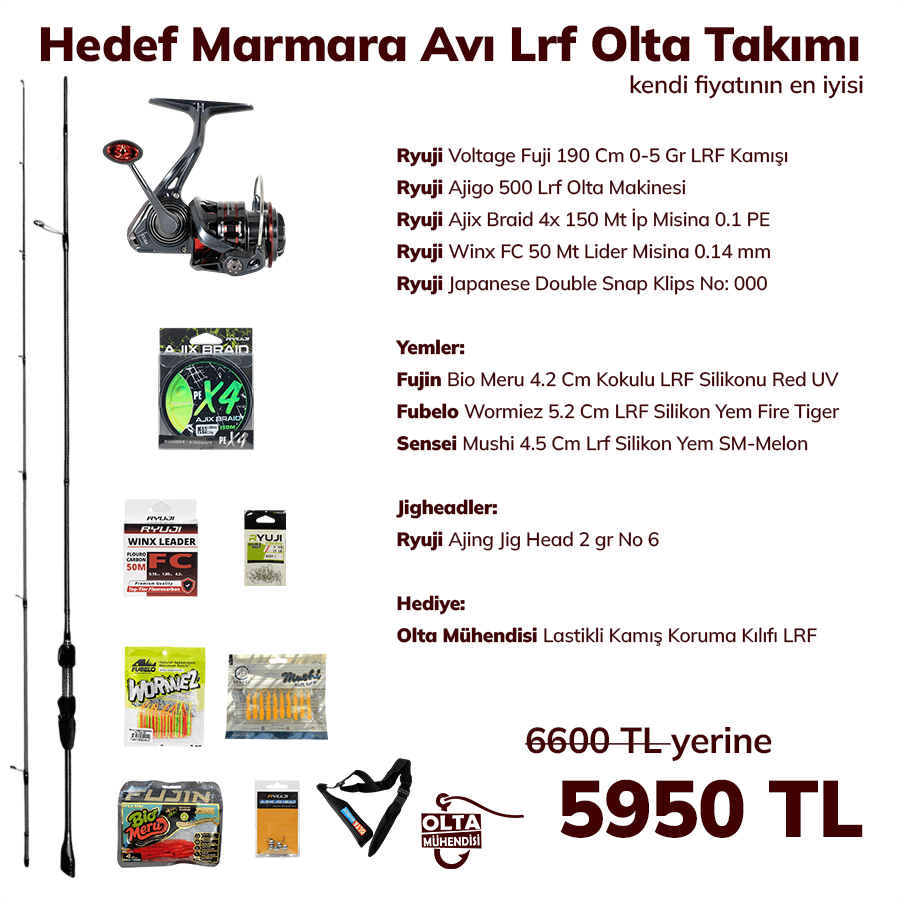 Keyifle Aji Yapmak İstiyorum Lrf Olta Takımı