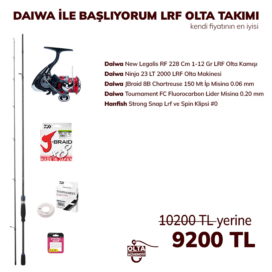 Daiwa İle Başlıyorum LRF Olta Takımı
