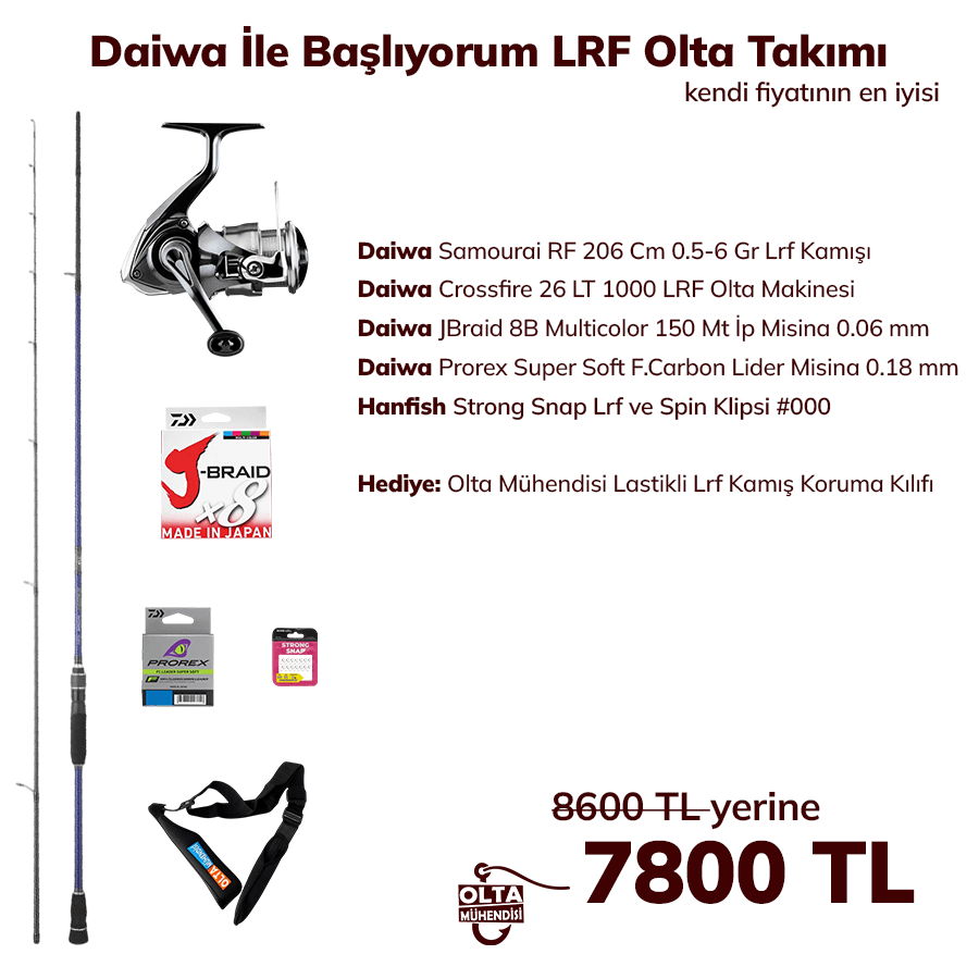 Daiwa İle Başlıyorum LRF Olta Takımı