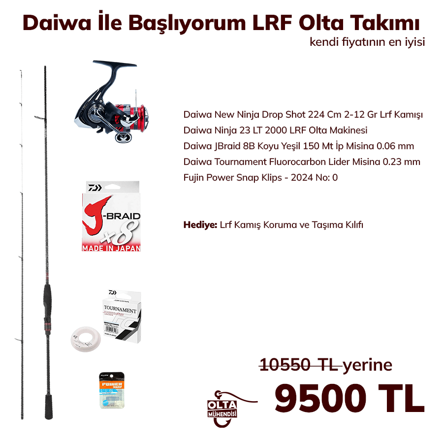 Daiwa İle Başlıyorum LRF Olta Takımı