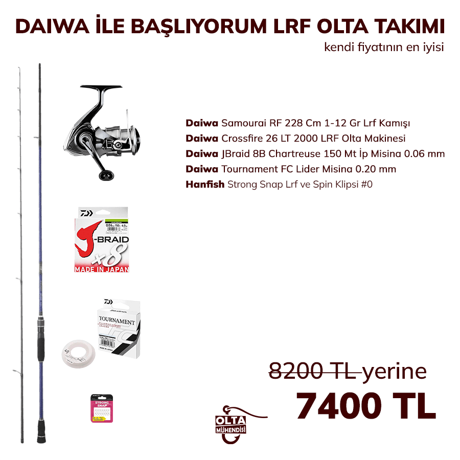 Daiwa İle Başlıyorum LRF Olta Takımı