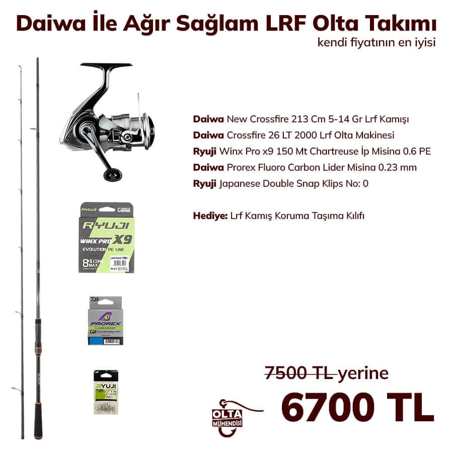 Daiwa İle Ağır Sağlam LRF Olta Takımı