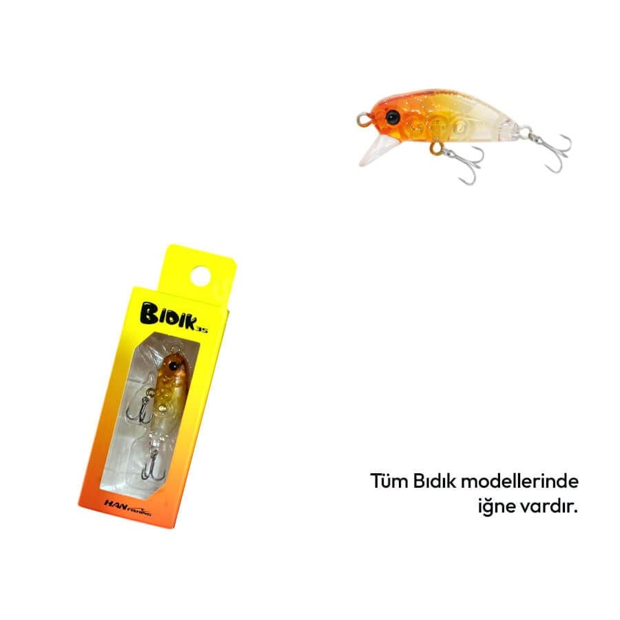 Hanfish Bıdık 3.5 Cm 3.1 Gr Maket Yem
