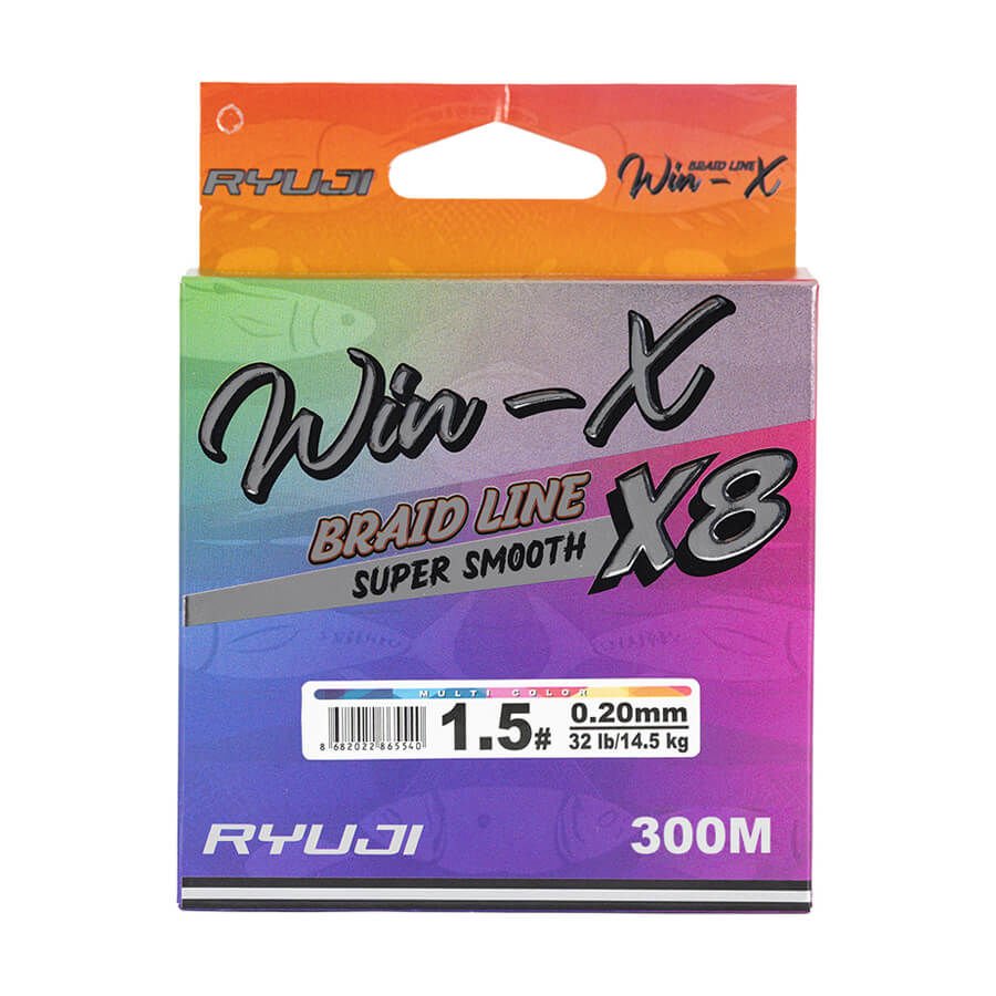 Ryuji Winx x8 300 Mt Multi Color İp Misina 0.16 mm - Hızlı Kargo