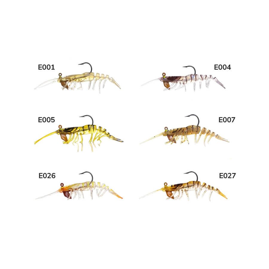 Caretta Sakura Shrimp Chibi 5 Cm 3.7 Gr Silikon Karides