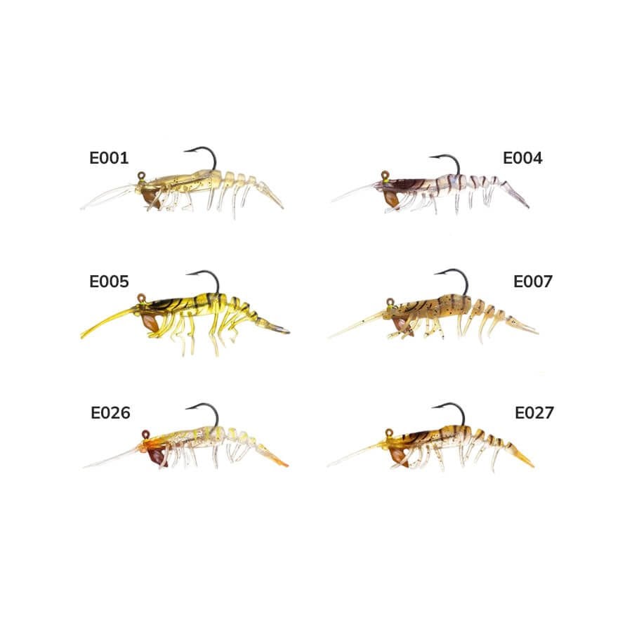 Caretta Sakura Shrimp Chibi 5 Cm 3.7 Gr Silikon Karides