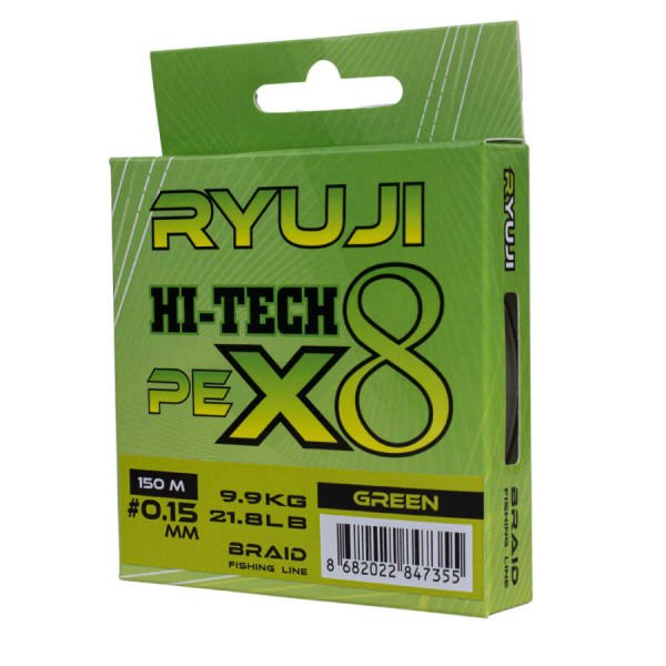 Ryuji Hi-Tech x8 150 Mt Yeşil İp Misina - Hızlı Kargo