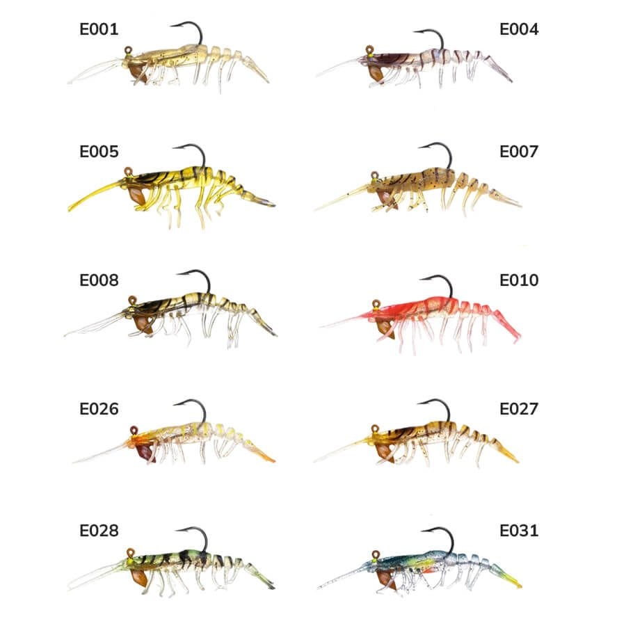 Caretta Sakura Shrimp 7.6 Cm 6.5 Gr Silikon Karides