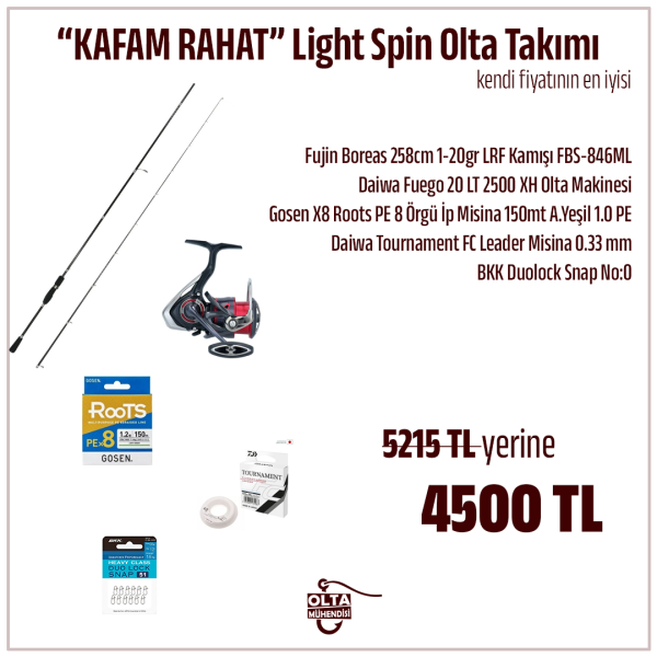 Kafam Rahat Light Spin Olta Takımı