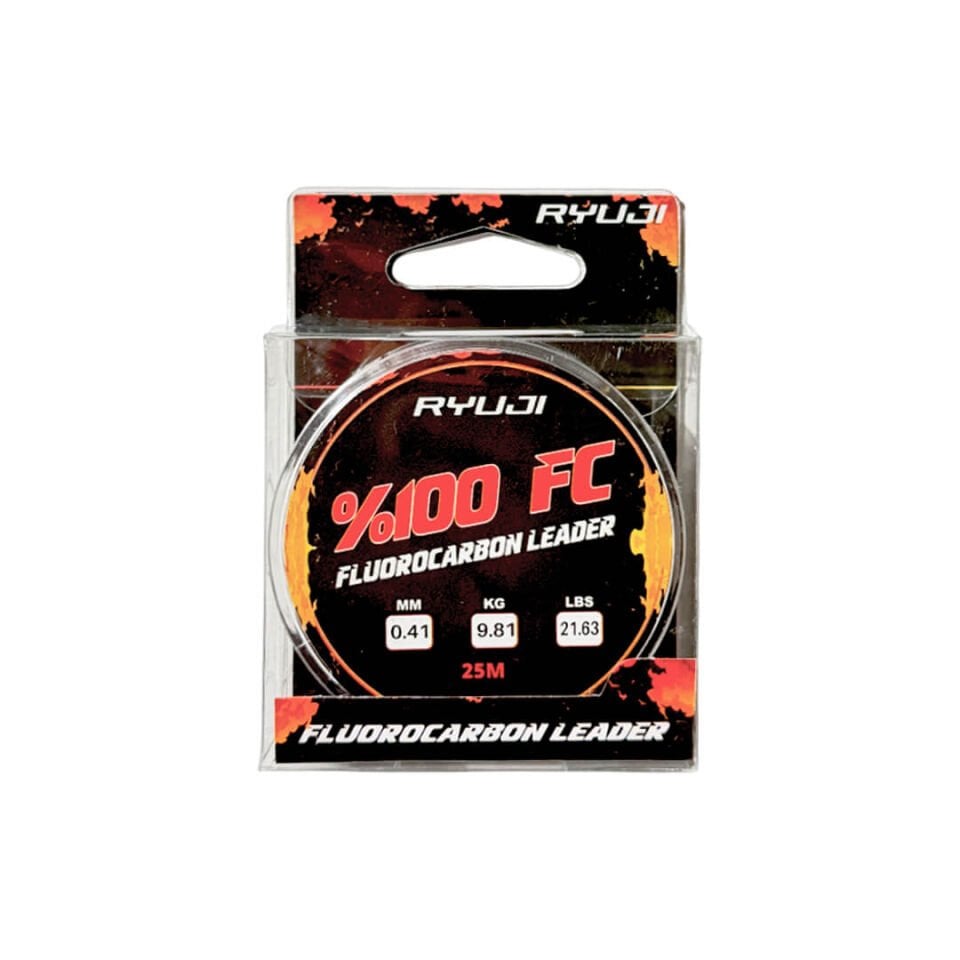 Ryuji Fluoro Carbon 25 Mt Shock Leader Misina
