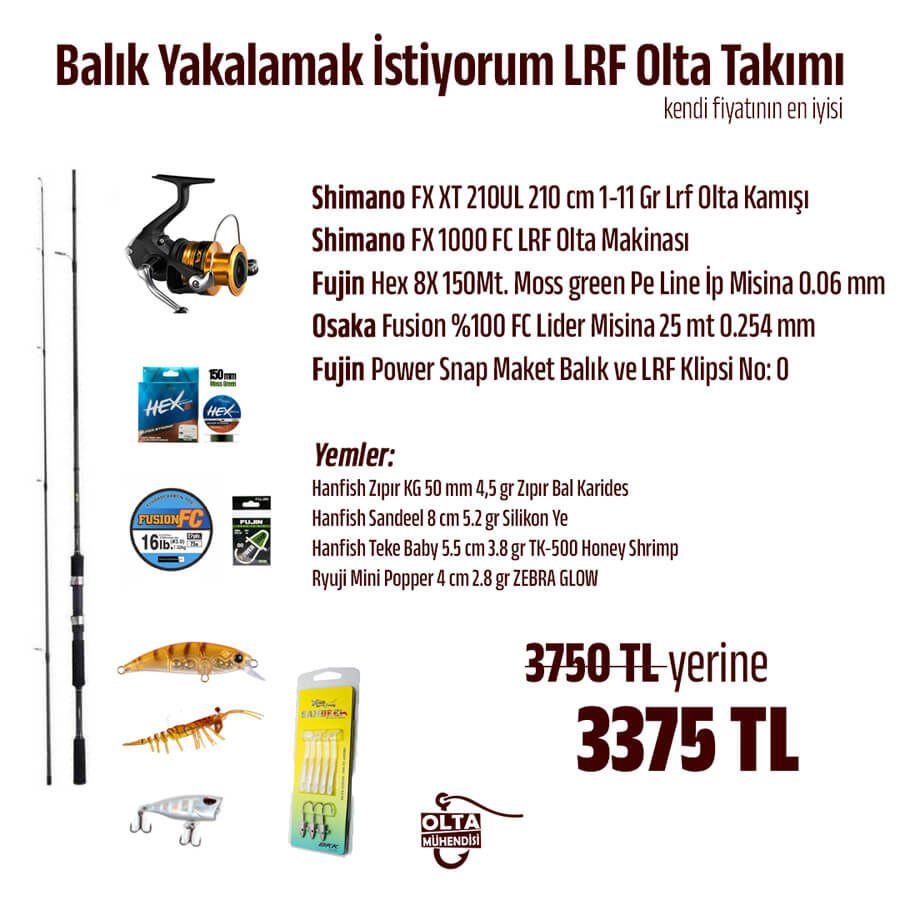 Balık Yakalamak İstiyorum LRF Olta Takımı