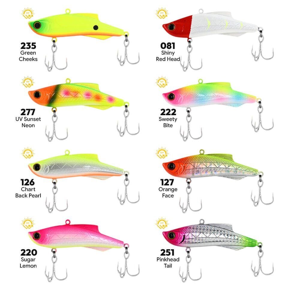 Fujin Wild Vibe 9 Cm 34 Gr Vibrasyon Yem 277 UV Sunset Neon