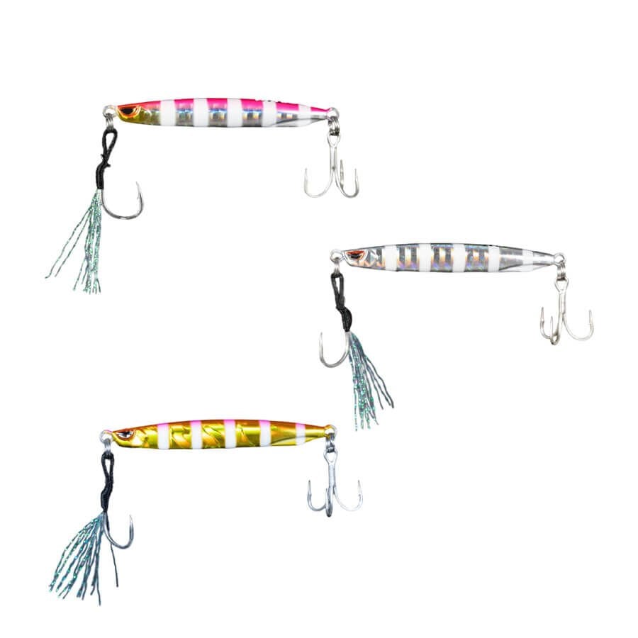 Ryuji Silent Jig Trio Zebra Mix 3 Adet Jig Yem