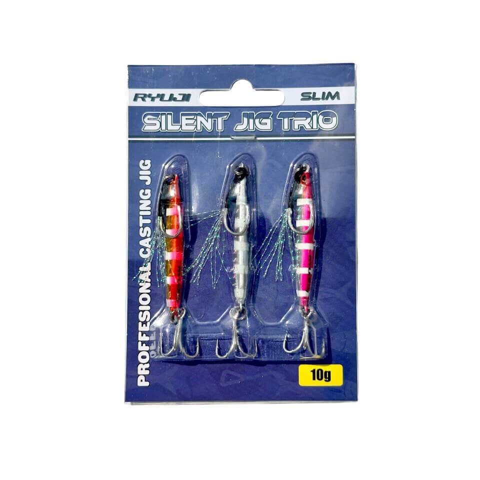 Ryuji Silent Jig Trio Zebra Mix 3 Adet Jig Yem
