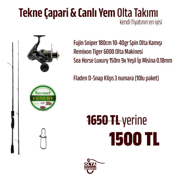 Tekne Özel Olta Takımı