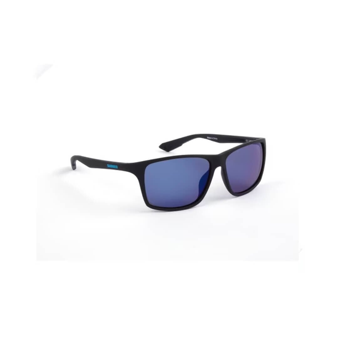 Shimano Technium Matte Black & Blue Mirror Güneş Gözlüğü