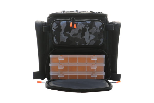 Fujin Black Camo Back Pack - Balıkçı Sırt Çantası