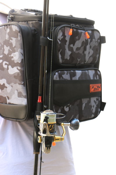 Fujin Black Camo Back Pack - Balıkçı Sırt Çantası