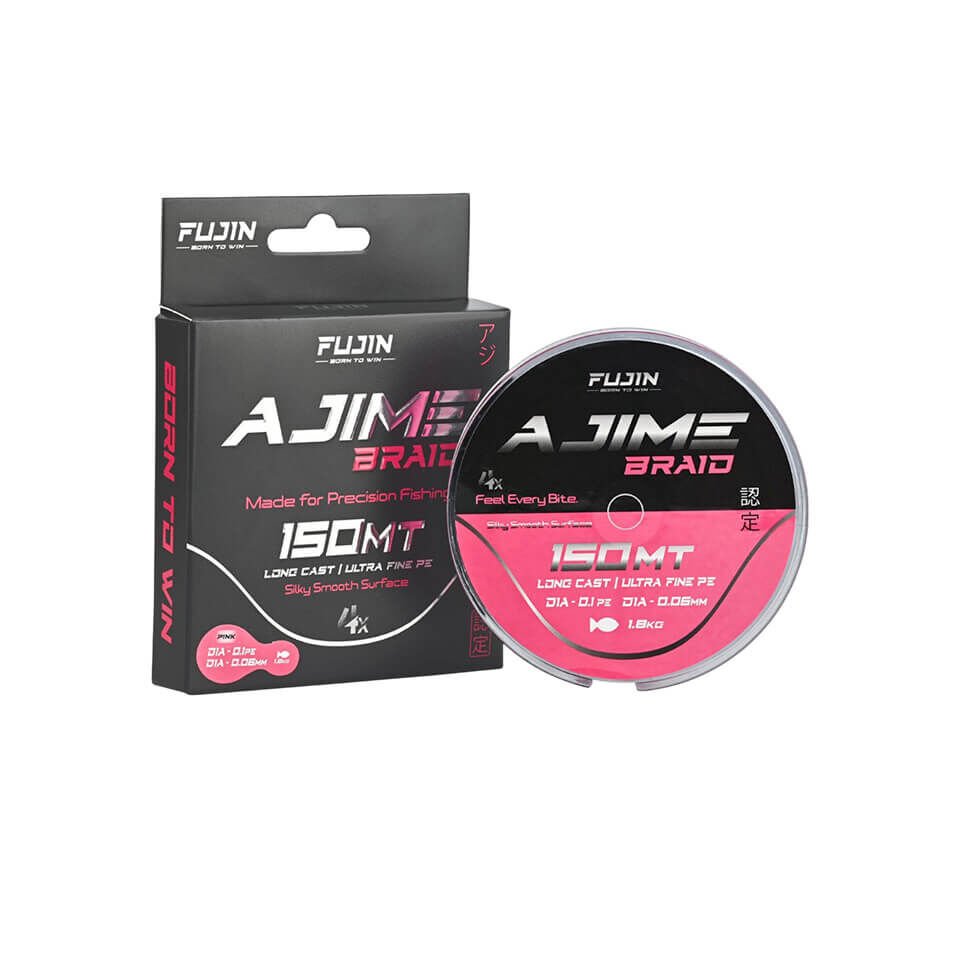 Fujin Ajime Braid 4x 150 Mt Pink İp Misina - Hızlı Kargo