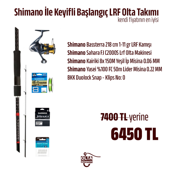 Shimano İle Keyifli Başlangıç LRF Olta Takımı