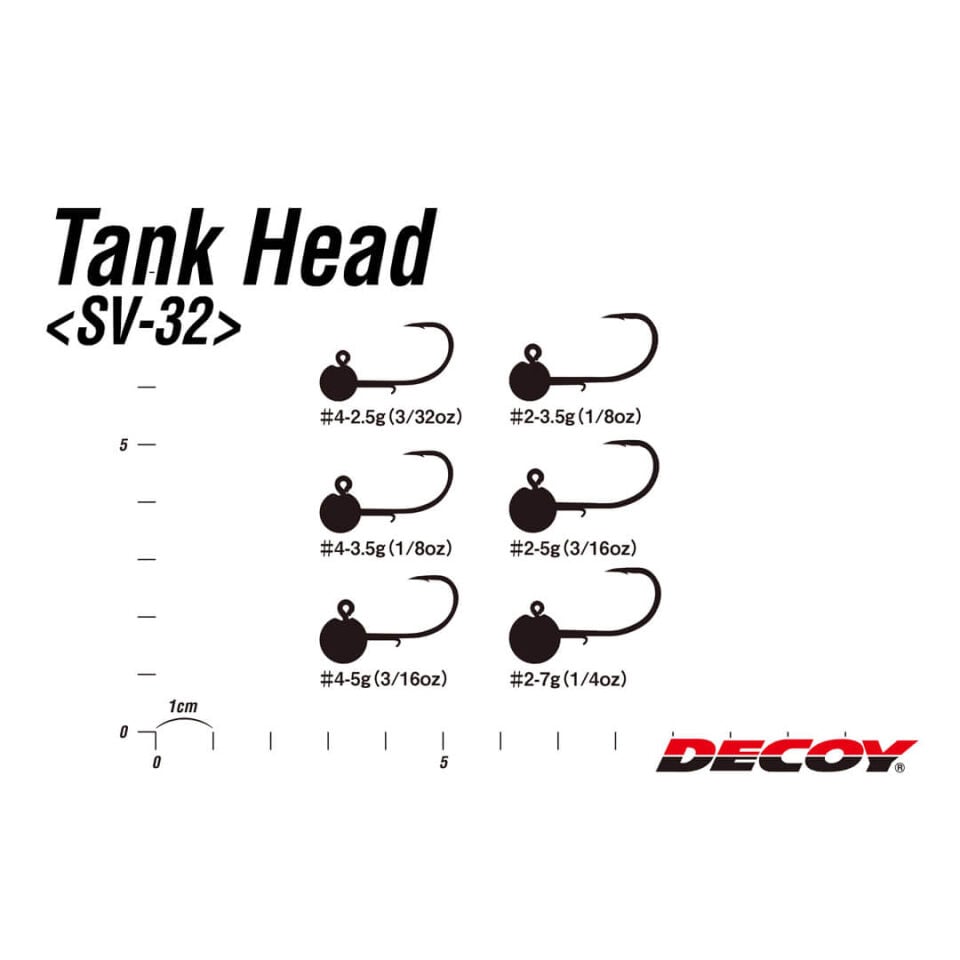 Decoy SV-32 Tankhead Jig Head