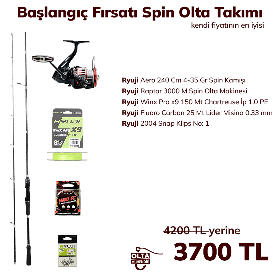 Başlangıç Fırsatı Spin Olta Takımı