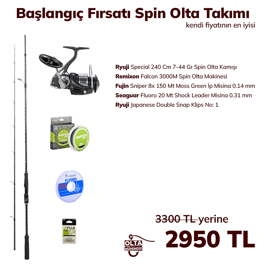 Başlangıç Fırsatı Spin Olta Takımı