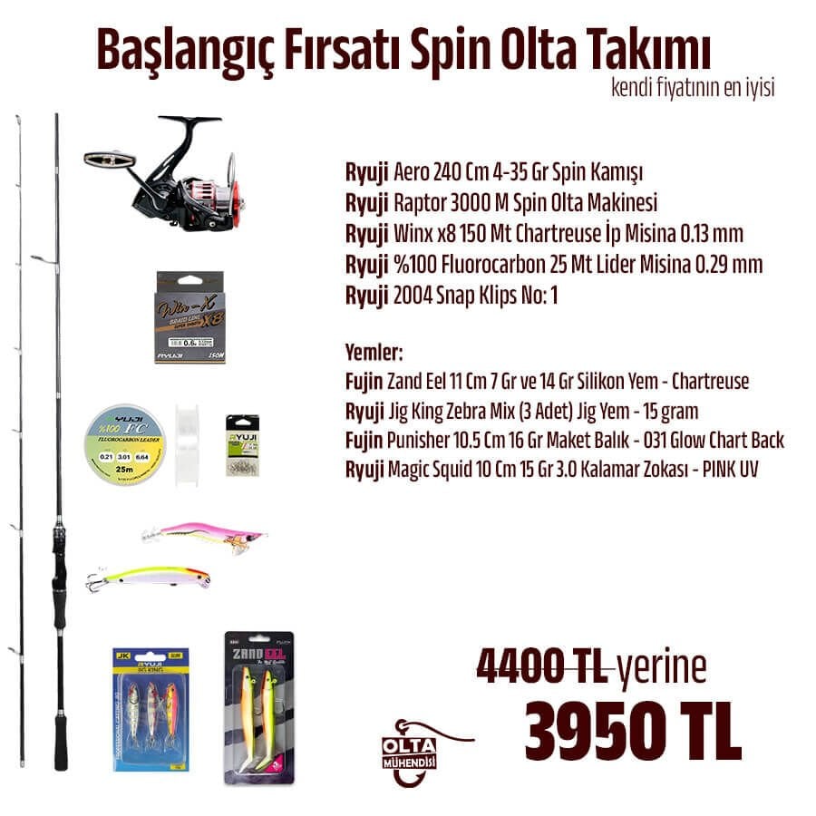 Başlangıç Fırsatı Spin Olta Takımı