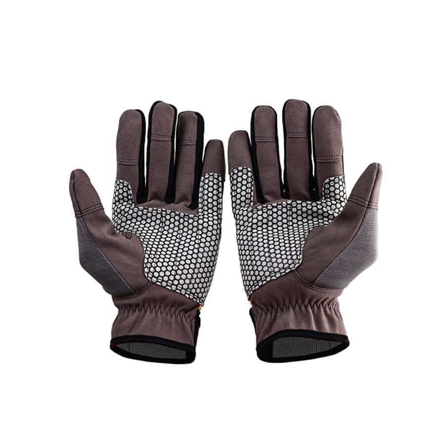 Fujin Pro Angler Trolling Gloves Grey Balıkçı Eldiveni