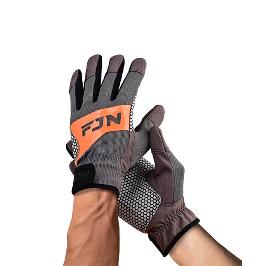Fujin Pro Angler Trolling Gloves Grey Balıkçı Eldiveni