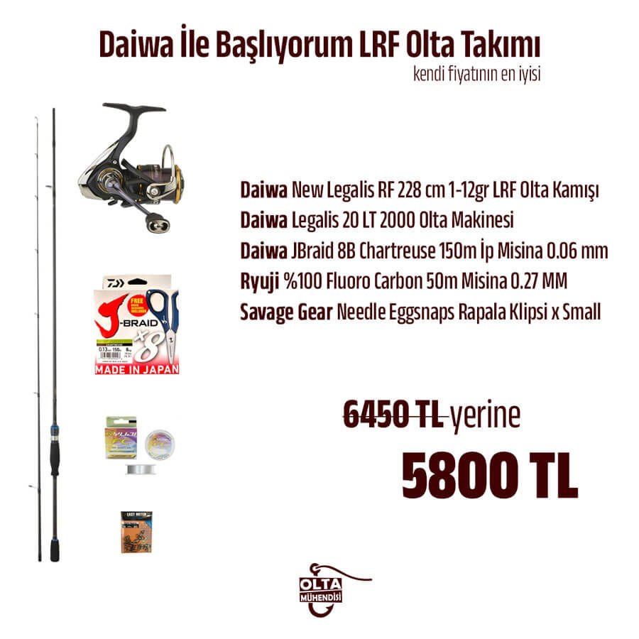 Daiwa İle Başlıyorum LRF Olta Takımı