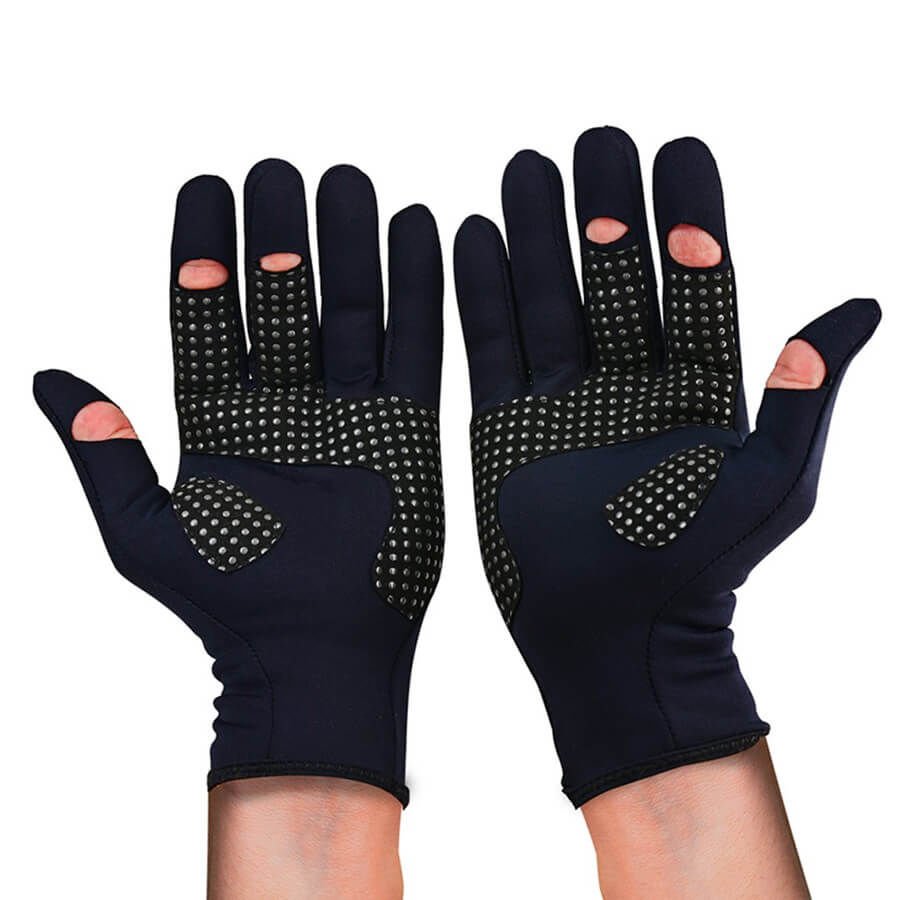 Fujin Pro Angler Winter Gloves Black Balıkçı Eldiveni