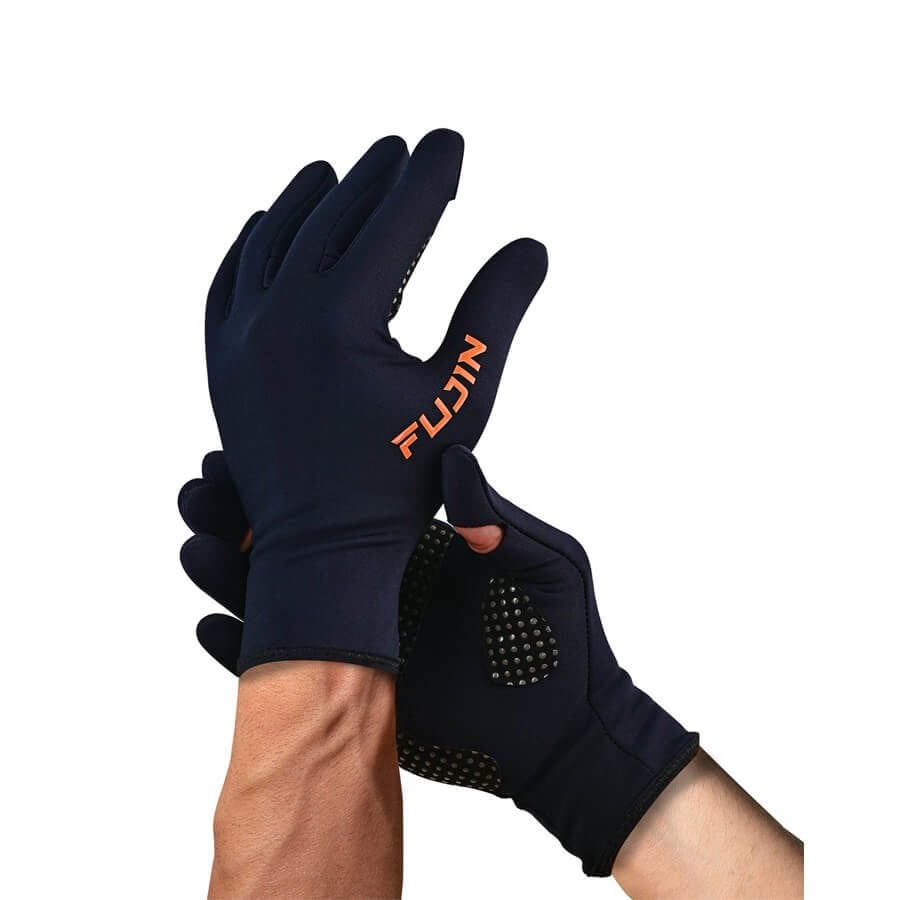 Fujin Pro Angler Winter Gloves Black Balıkçı Eldiveni