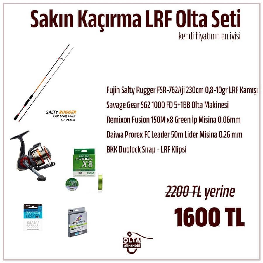 Sakın Kaçırma LRF Olta Seti