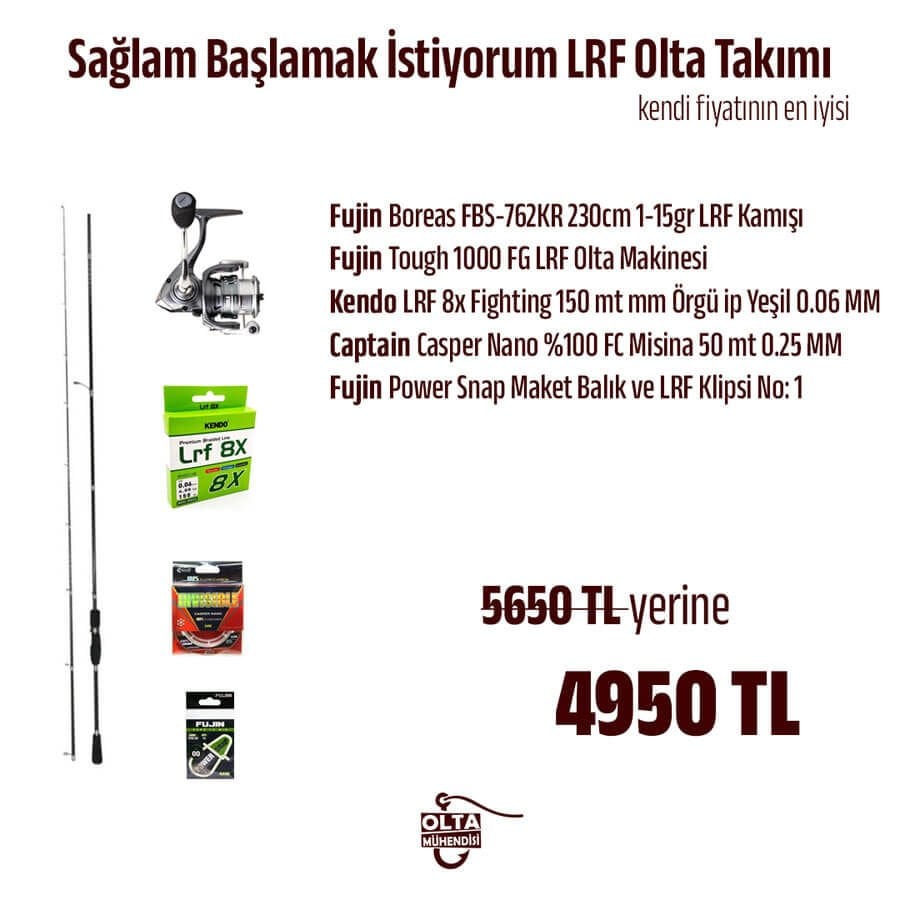 Sağlam Başlamak İstiyorum LRF Olta Takımı