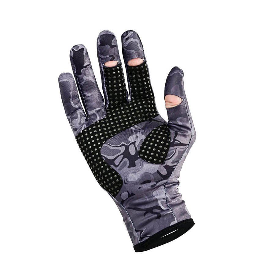 Fujin Pro Angler Winter Gloves Black Camo Balıkçı Eldiveni