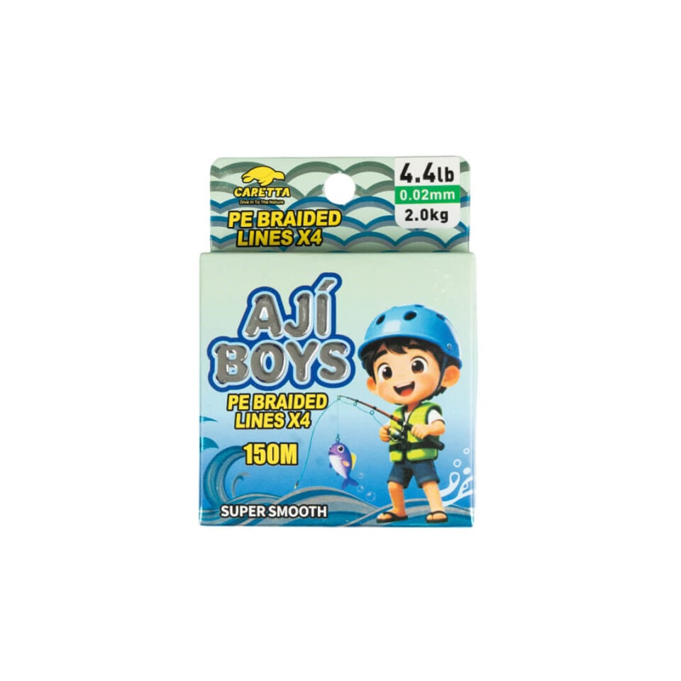 Caretta Aji Boys 4x 150 Mt Light Green İp Misina