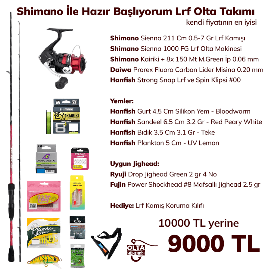 Shimano İle Hazır Başlıyorum Lrf Olta Takımı