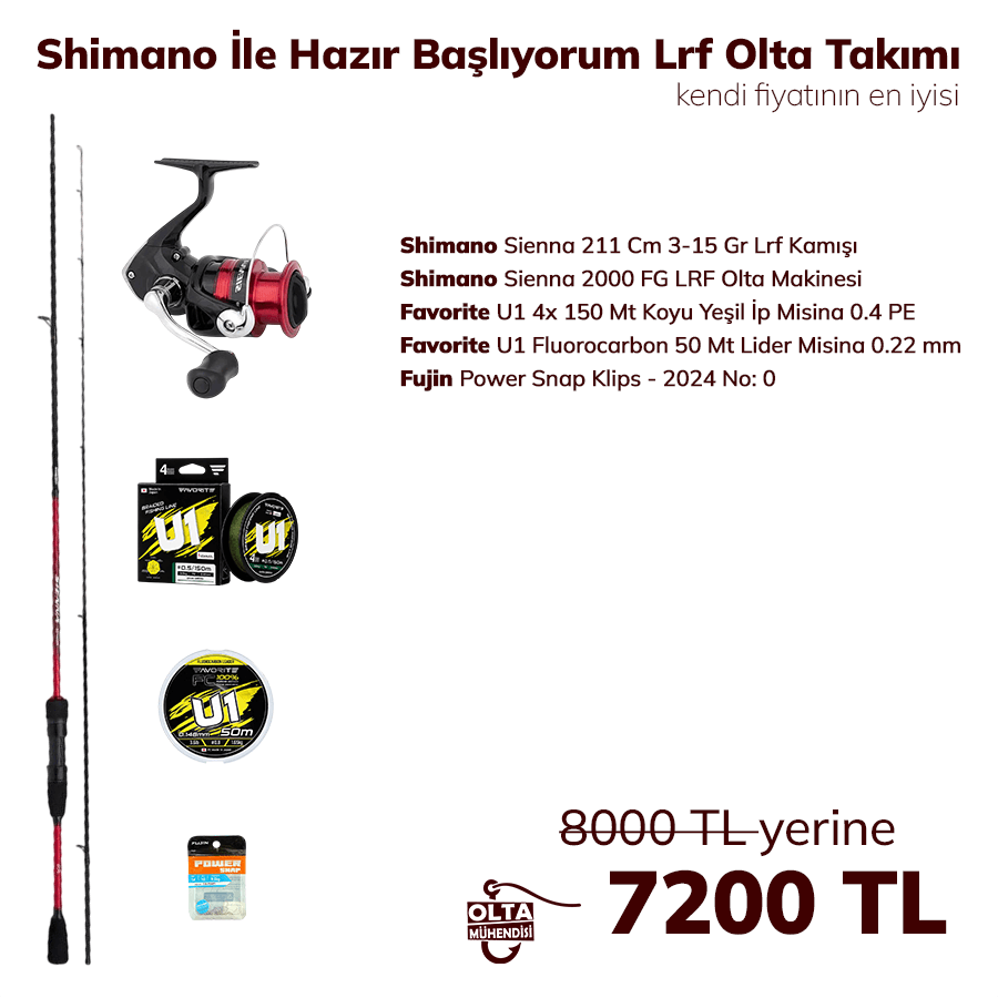 Shimano İle Hazır Başlıyorum Lrf Olta Takımı