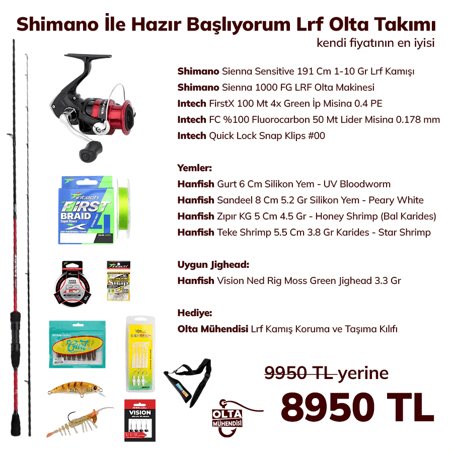 Shimano İle Hazır Başlıyorum Lrf Olta Takımı