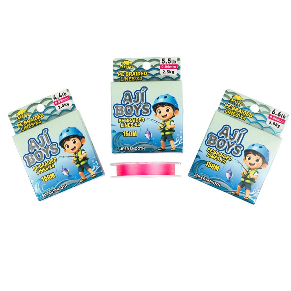 Caretta Aji Boys 4x 150 Mt Pink İp Misina