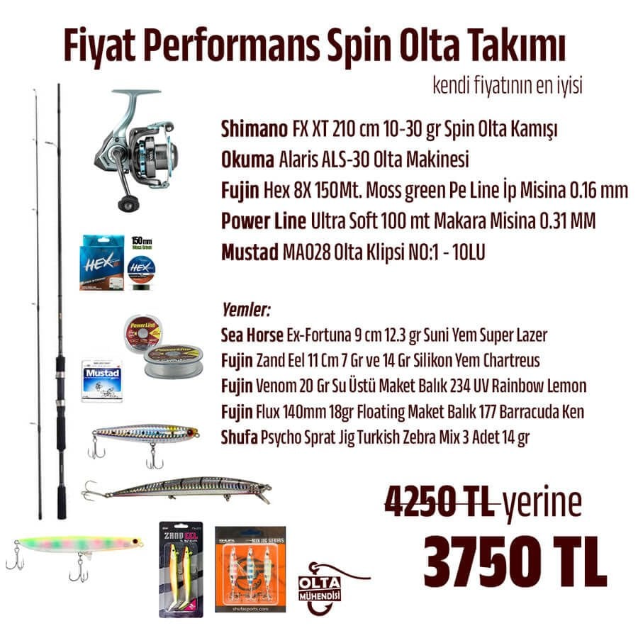 Fiyat Performans Spin Olta Takımı
