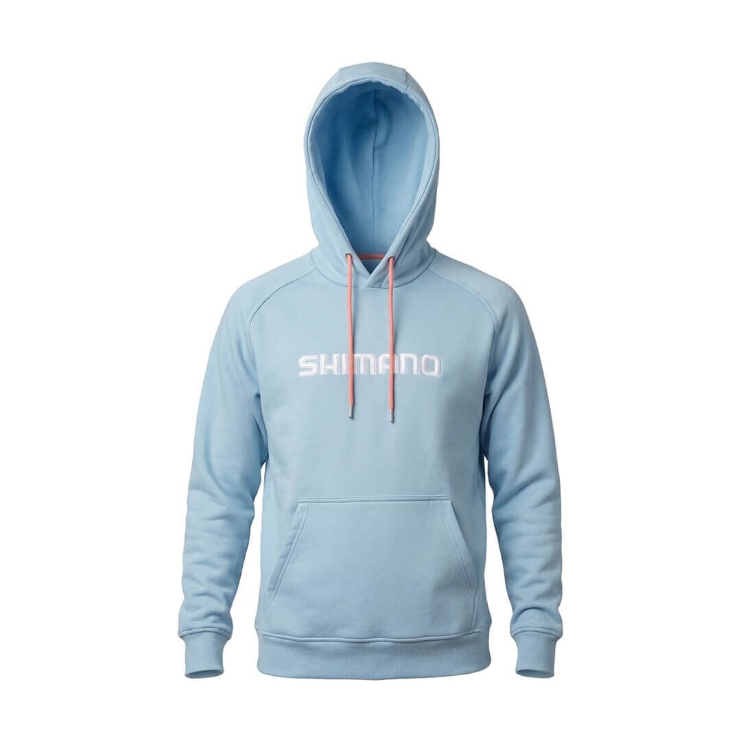 Shimano Hoodie Kapüşonlu Sweatshirt Light Blue