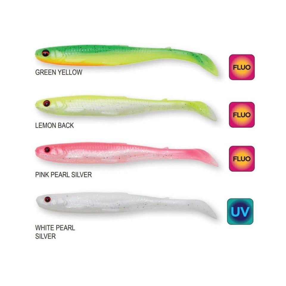 Savage Gear Slender Scoop Shad 13 Cm 12 Gr Dark Water Mix