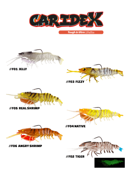Fujin Caridex 65mm 6.3gr Karides Suni Yem