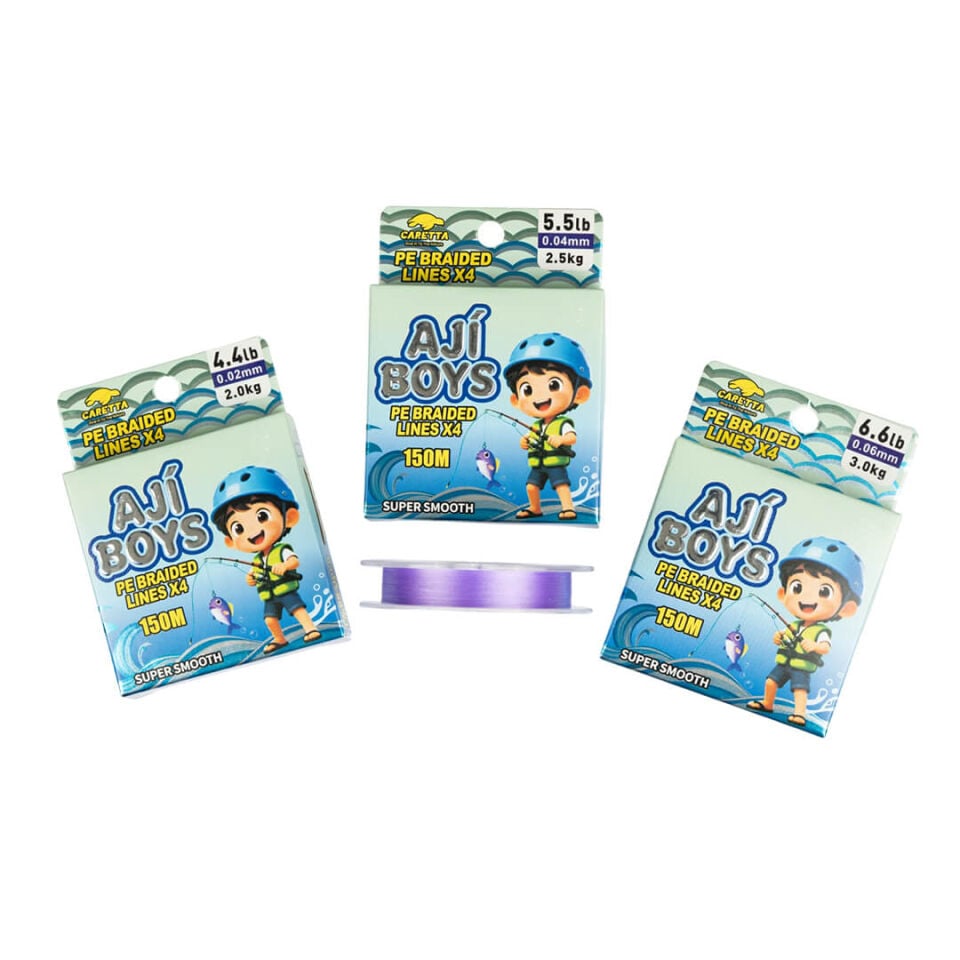 Caretta Aji Boys 4x 150 Mt Purple İp Misina