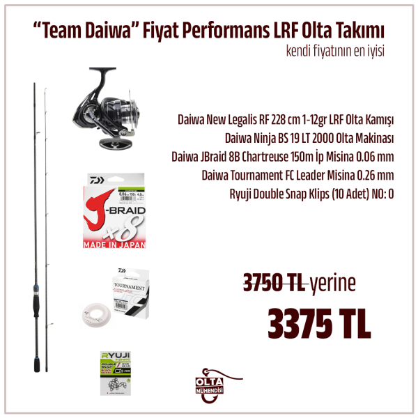 “Team Daiwa” Fiyat Performans LRF Olta Takımı