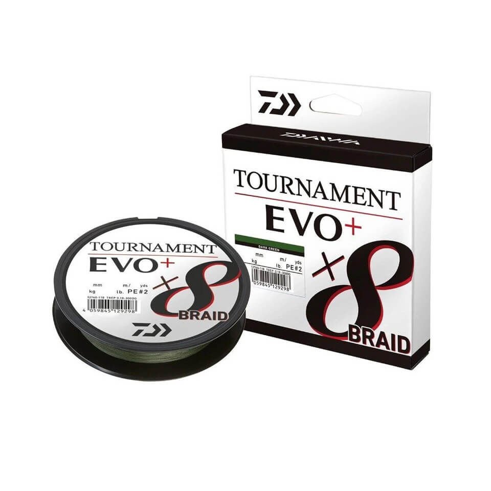 Daiwa Tournament EVO+ 8B 270 Mt. Dark Green İp Misina 0.26 MM