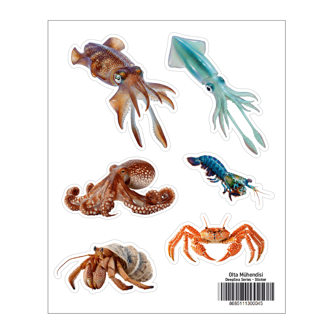 Olta Mühendisi Deep Sea Serisi Sticker